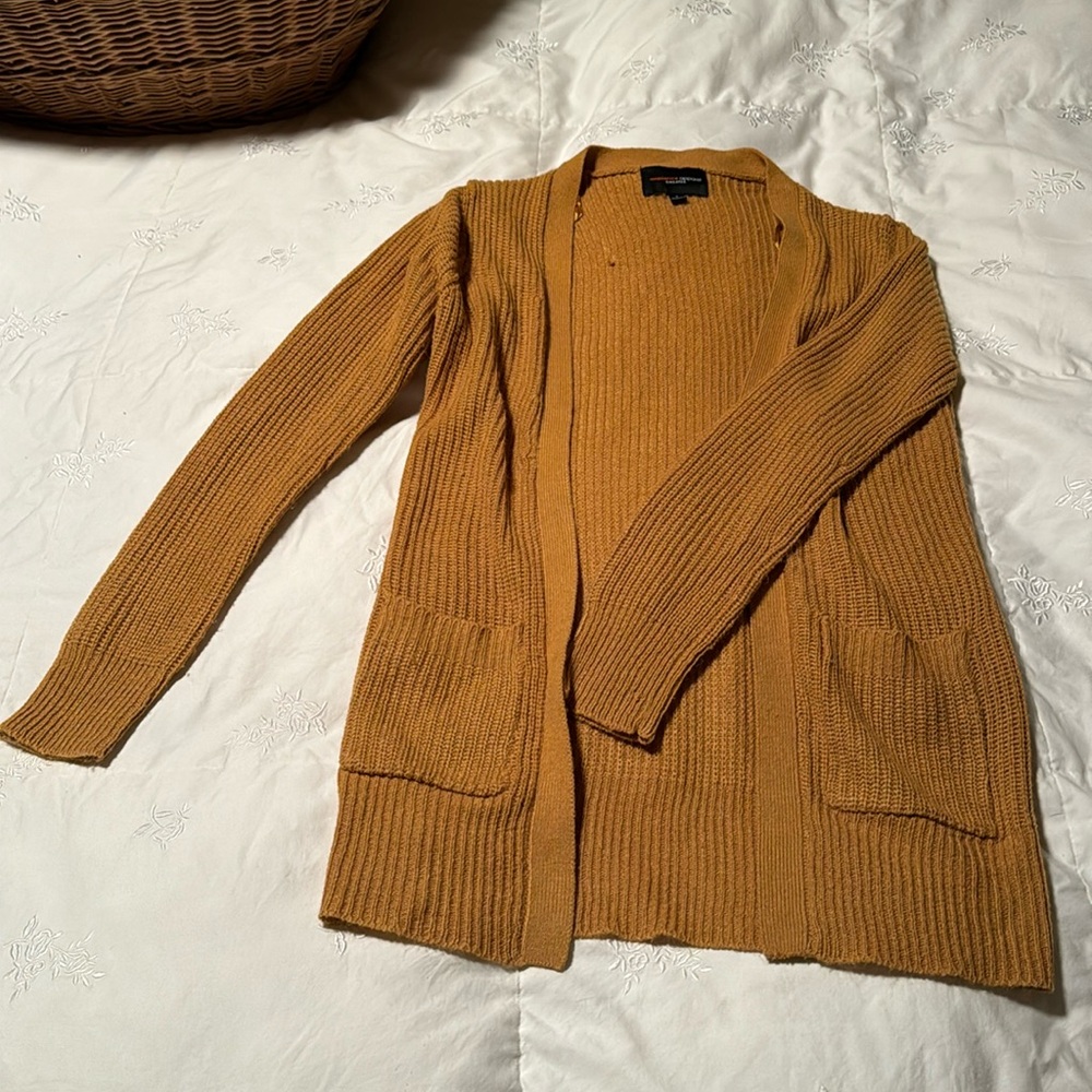 Mustard Yellow Cardigan
